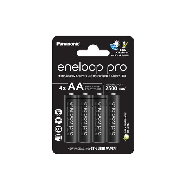 🔋🌿 Eneloop Pro AA/Mignon NI-MH Akku, 4er-Pack - Umweltfreundlich und Nachhaltig!