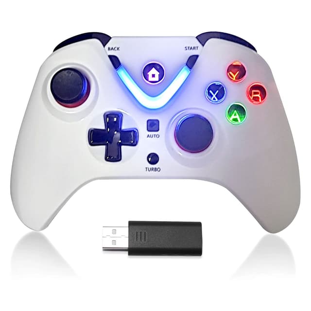 🎮 RALAN Kabelloser Game-Controller mit LED-Beleuchtung für Xbox & PC