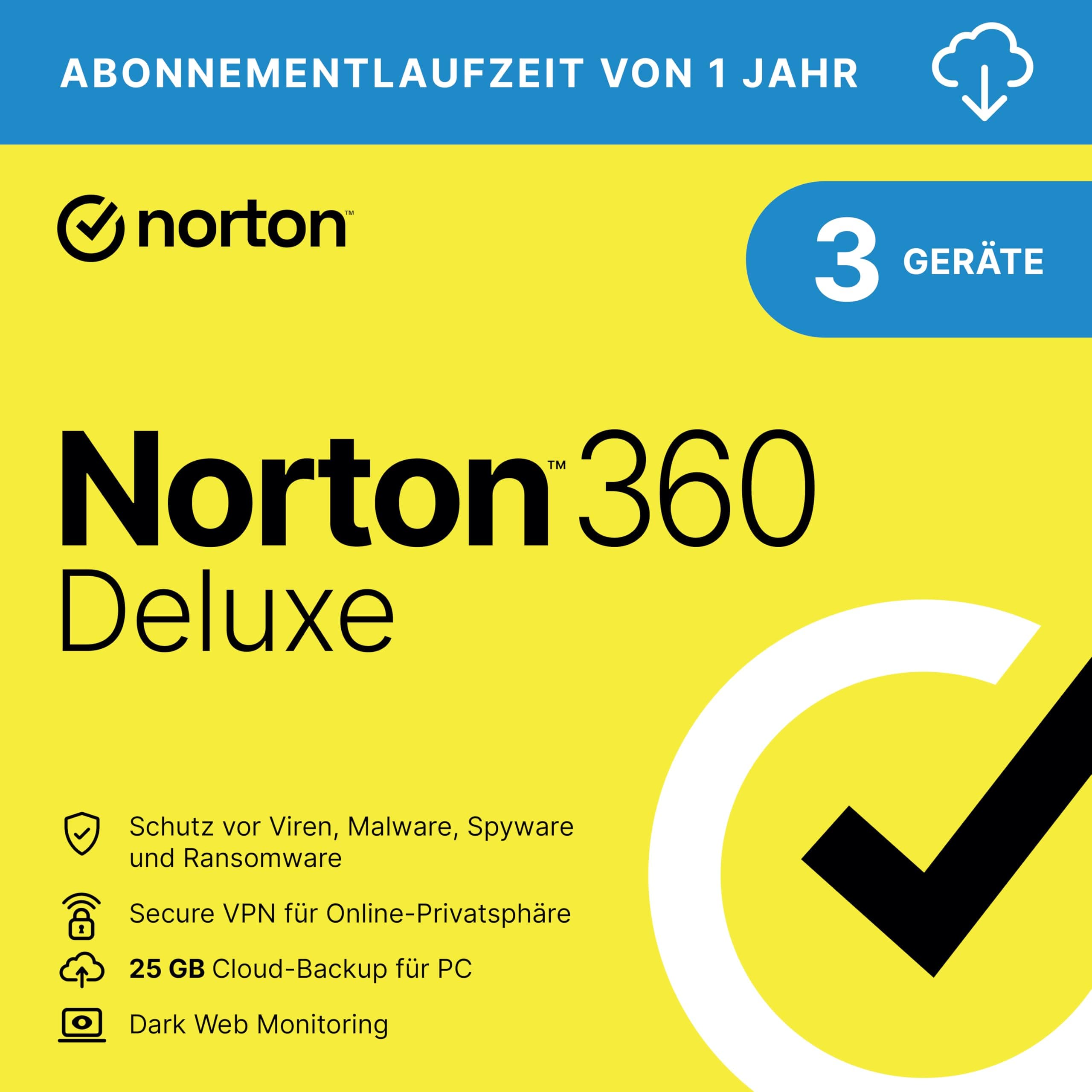 Sicherheit für alle Geräte! 🛡️ Norton 360 Deluxe 2025