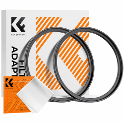 📸 K&F Concept 2 Stück Step Up Ring Filter-Adapterring 77-82mm 🛠️ Angebot bei HelloDeals