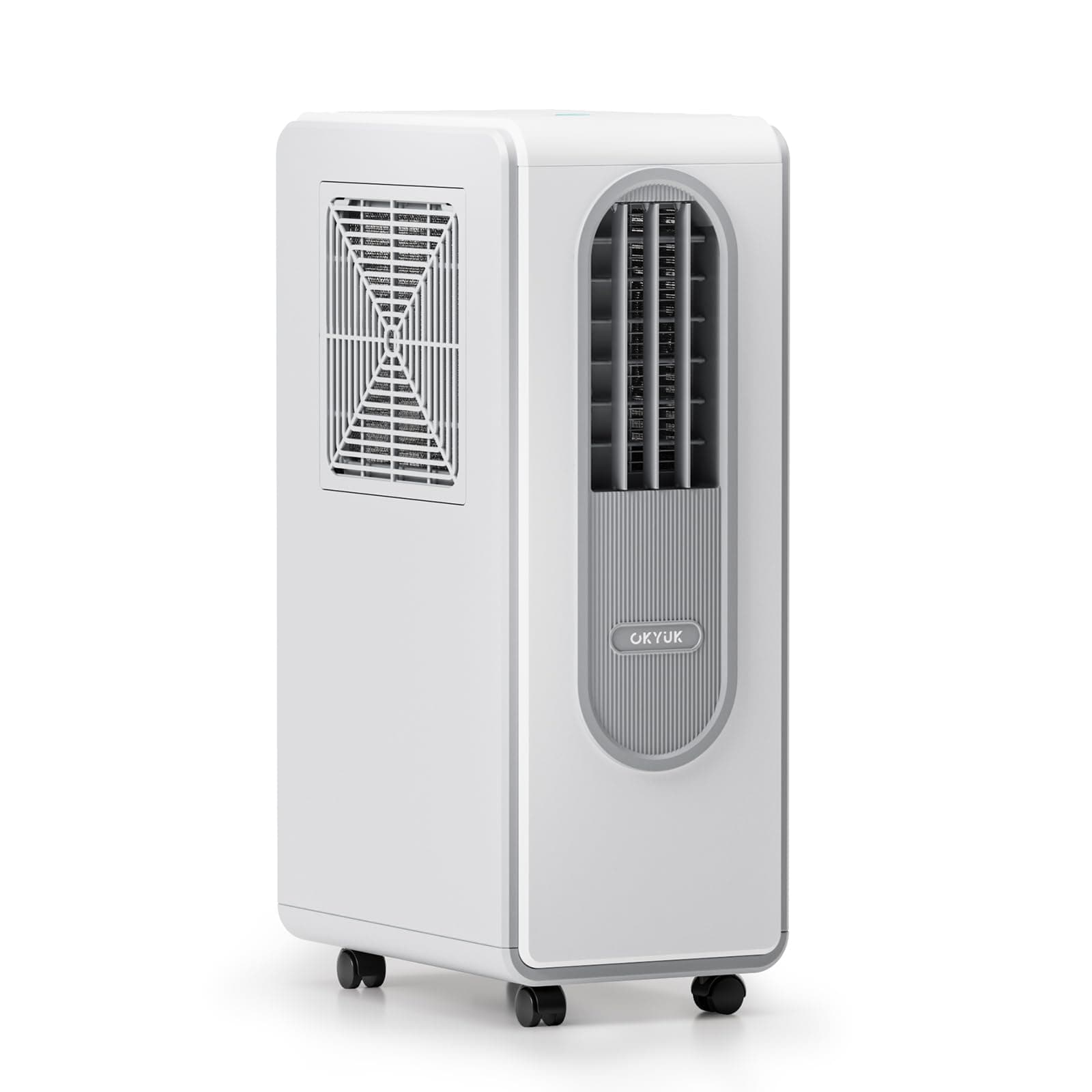 🌬️🌡️ OKYUK Mobiles Klimagerät - 3-in-1 Funktion: Klimaanlage, Luftentfeuchter, Ventilator - 200W Energiesparend