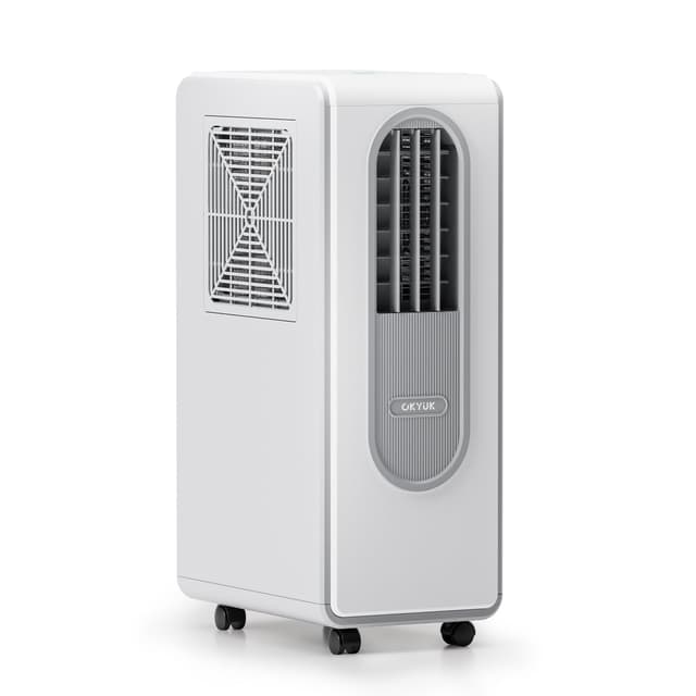 🌬️🌡️ OKYUK Mobiles Klimagerät - 3-in-1 Funktion: Klimaanlage, Luftentfeuchter, Ventilator - 200W Energiesparend