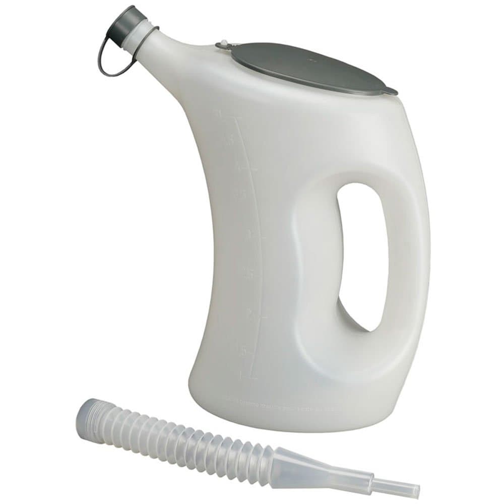 🎉🛍️ Sonderangebot! Pressol 0656240 Messbecher mit Deckel-FLA-PE, 5 l-weiß-transparent-0656240 Single
