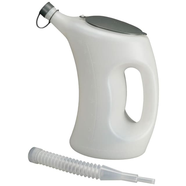 🎉🛍️ Sonderangebot! Pressol 0656240 Messbecher mit Deckel-FLA-PE, 5 l-weiß-transparent-0656240 Single