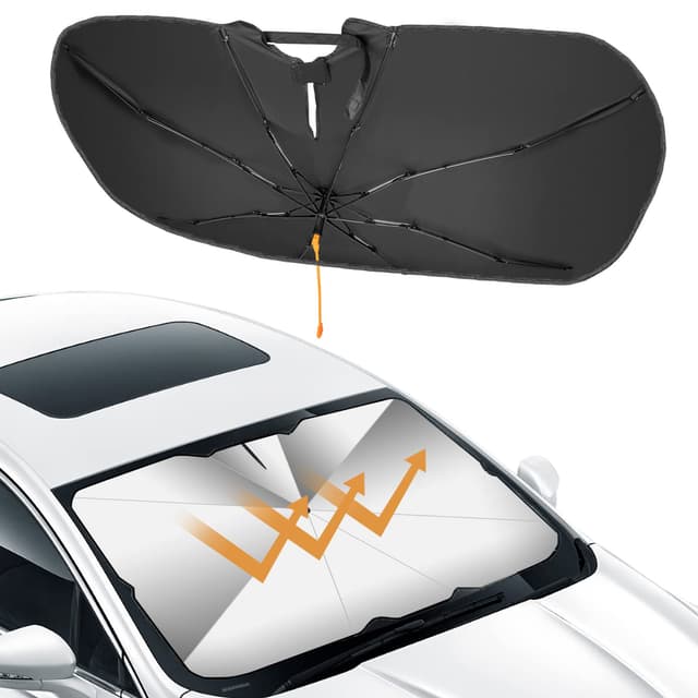 🚗 Oziral Auto Frontscheiben Sonnenschutz 🌞 Front-Sonnenschutz UV-Schutz für Auto 🚘