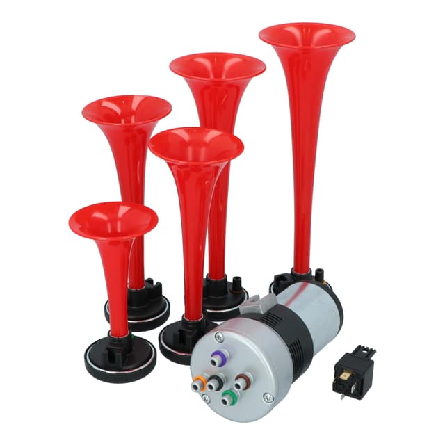 🚗🎺 Carpoint 0524707 Fanfare Melodie La Cucaracha 5-tönig, Rot 🚗🎺