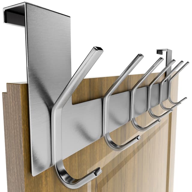 🌟 SKOLOO Türgarderobe mit 6 Haken - Für Ordnung und Stil in Ihrem Zuhause! 🧥🔑