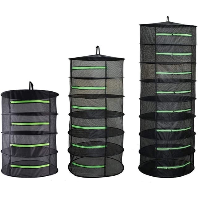 TONIJAWES Trockennetz Kräuter Breite 60cm 6 lagiges Schwarz 🌿🌞