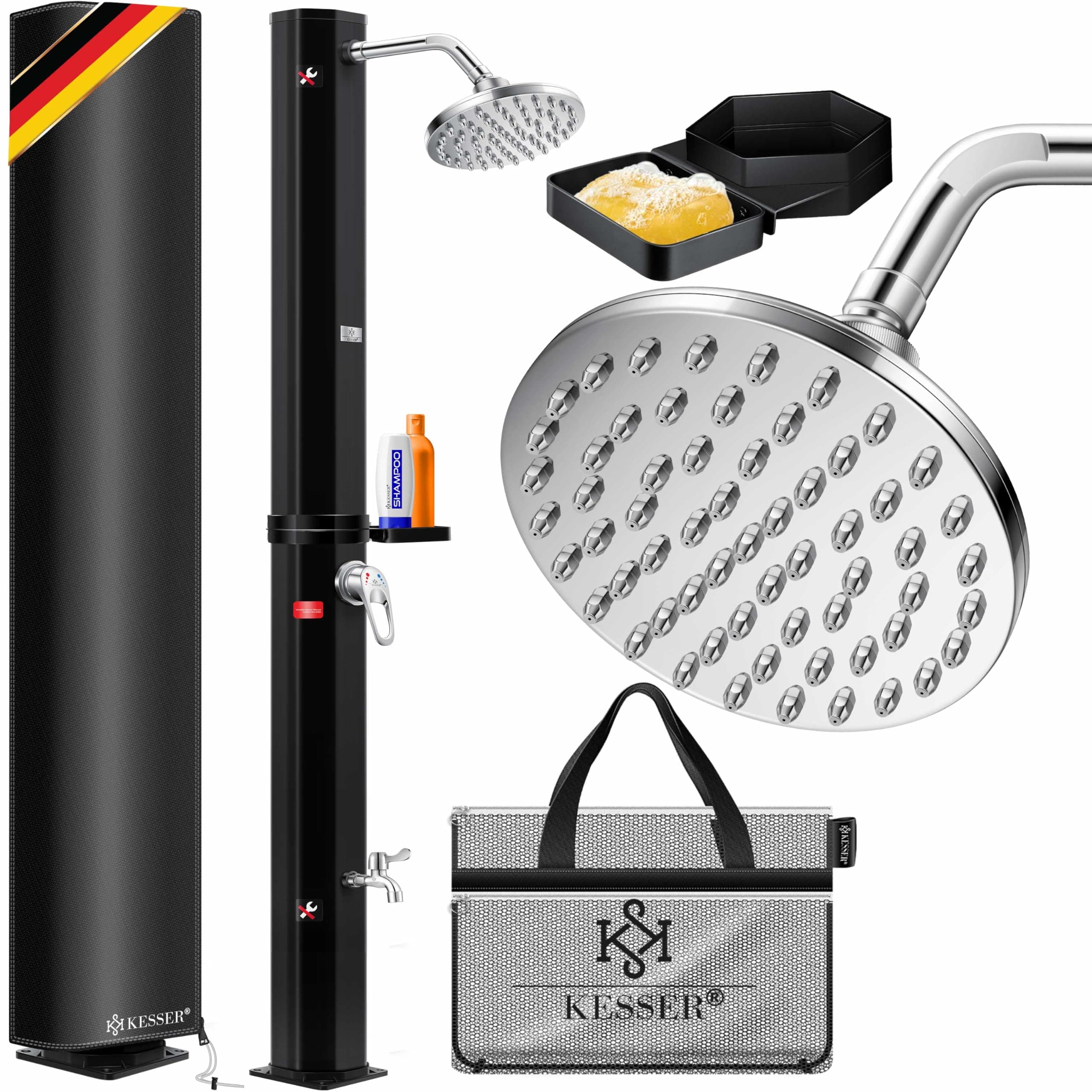 KESSER® Solardusche 60 Liter Solar Gartendusche 🚿
