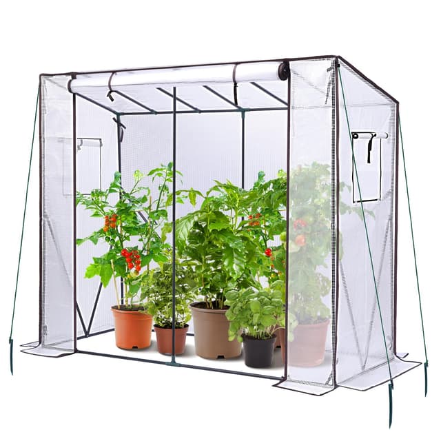 Ohuhu Tomaten Gewächshaus Foliengewächshaus mit PE-Abdeckung 🍅🌿