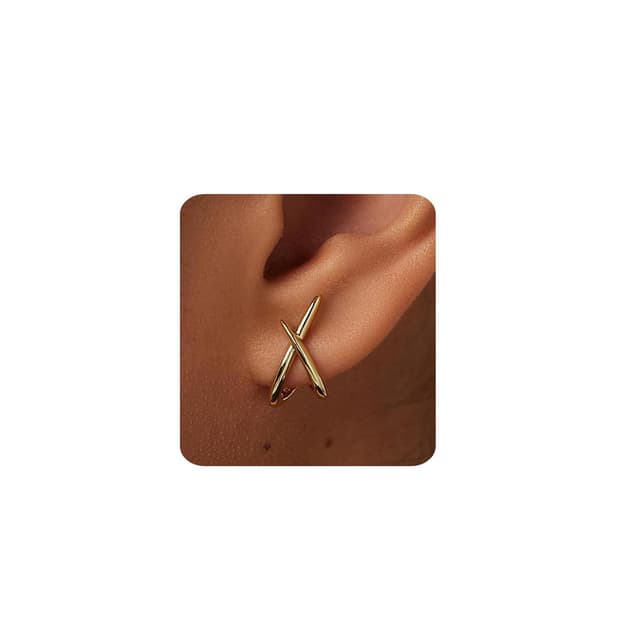 Halora Ohrstecker Gold/Silber Ohrringe Stecker Damen 😍