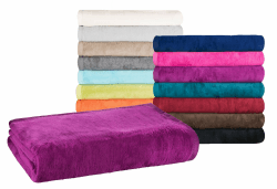 🌙 Moon - Classic Kuscheldecke Übergröße 220x240 cm Brombeere 🌟