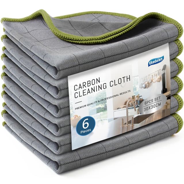 Angebot: Ekedalen 6X Fensterputztücher Carbon Tücher