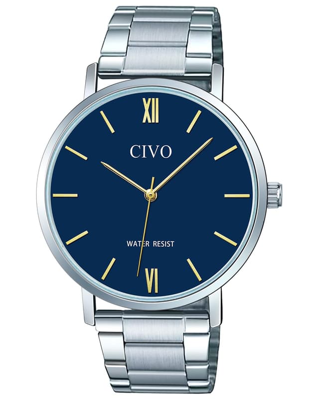 CIVO Herren Edelstahl Armbanduhr ⌚ Minimalismus Analog Quarz