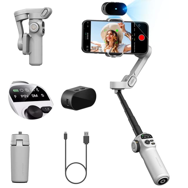 📱 AOCHUAN Gimbal-Stabilisator für Smartphone X2 AI Weiß X2 AI White | 101.15€ - Kostenloser Versand
