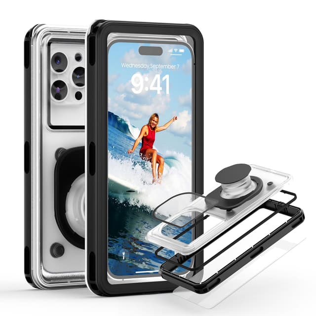YIMONA wasserdichte Handytasche - Upgraded IPX8 6,9 Zoll Unterwasser Handyhülle 🌊