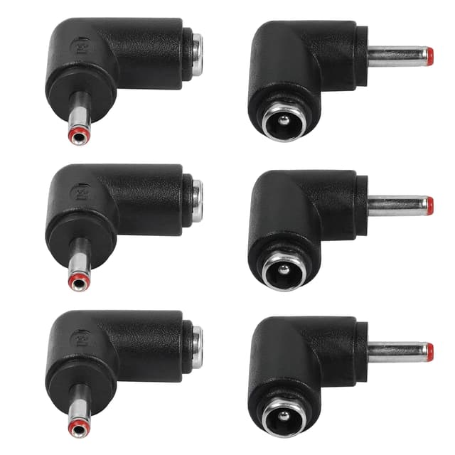 MEIRIYFA Gleichstrom-Stecker-Adapter, 90-Grad-Winkel, 3,5 mm x 1,35 mm Stecker auf 5,5 mm x 2,1 mm Buchse 😎🔌
