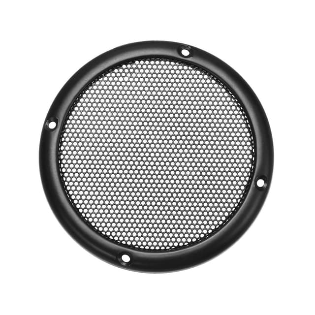 🔊🔈 Sourcing Map Lautsprecher Gitter Abdeckung 3.5 Zoll 96.7mm Masche Dekorativ Kreis Subwoofer Schutz Schwarz