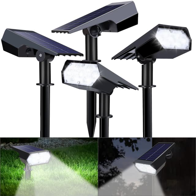 Angebot: Moxled 49 LED Solarlampen für Außen 🌞