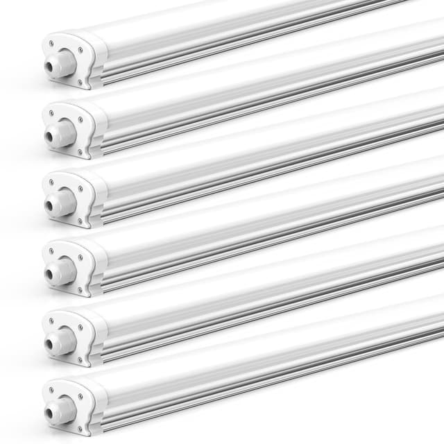 JESLED - 6er Set LED Feuchtraumleuchte 120cm IP65-30W 5200 Lumen ⭐️