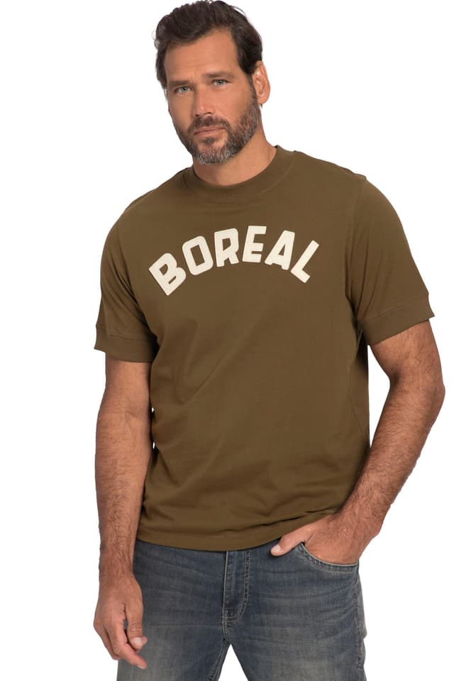 👕 JP 1880 Herren große Größen Übergrößen Menswear L-8XL T-Shirt in Tannengrün