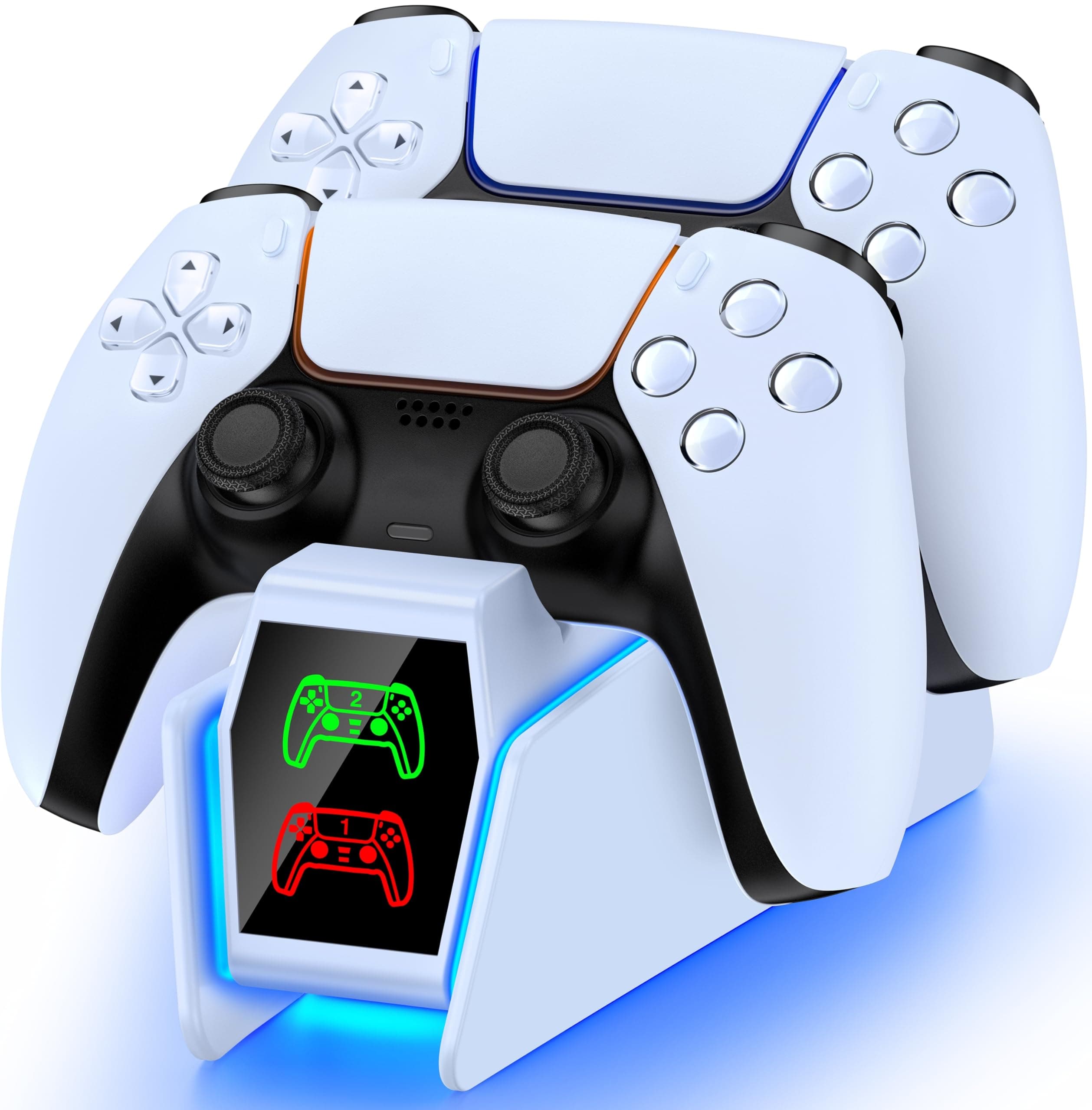 GAMSINGY PS5 Controller Ladestation mit coolem RGB Licht ⚡️🎮