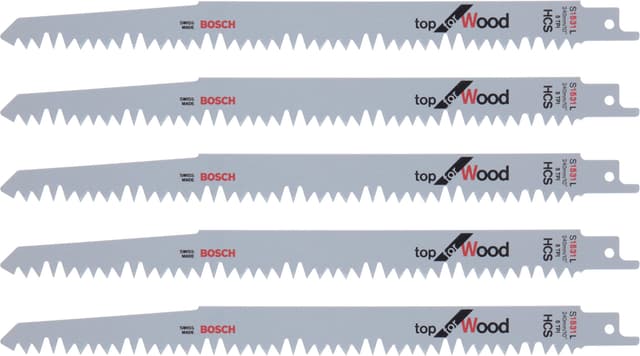 Bosch Zubehör Bosch Professional 5x Säbelsägeblatt S 1531 L 🔪🪵🌳