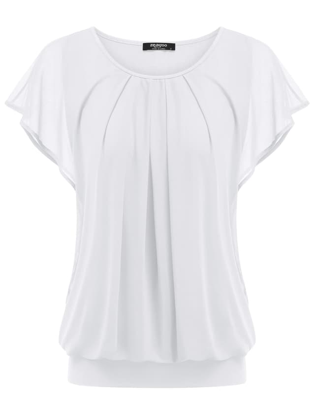 🌸 Zeagoo Damen Bluse Batwing Bluse Shirts Kurzarm Tunika Top 🌸