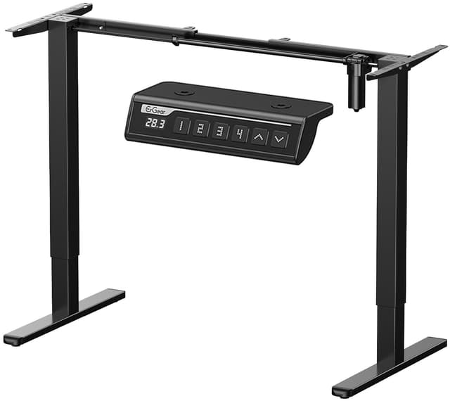 🌟 ErGear Höhenverstellbarer Schreibtisch Gestell - Schwarz 🌟