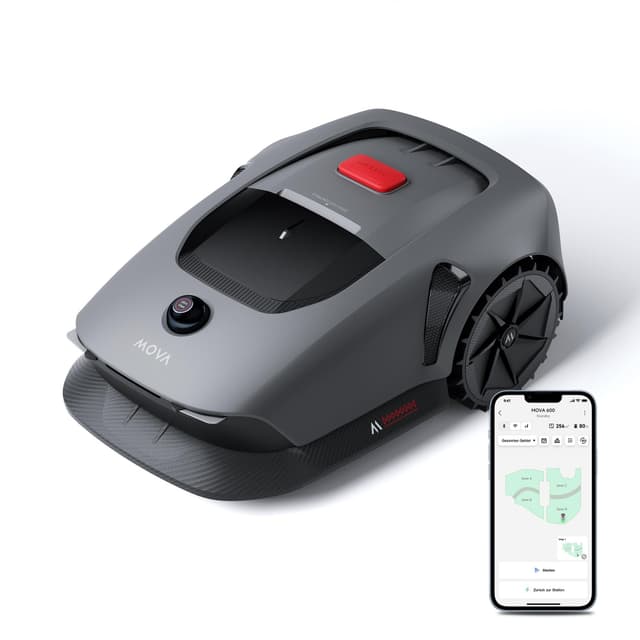 MOVA 600 Rasenmäher Roboter 🌿🤖 3D-LiDAR kabellose Einrichtung & genaue Kartierung bis 600 m²