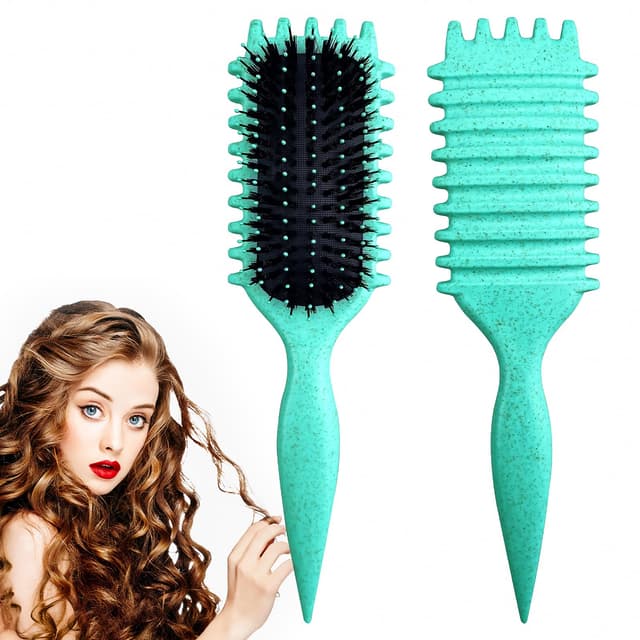 Lockenbürste für definierte Locken (grün) 🌀🌿