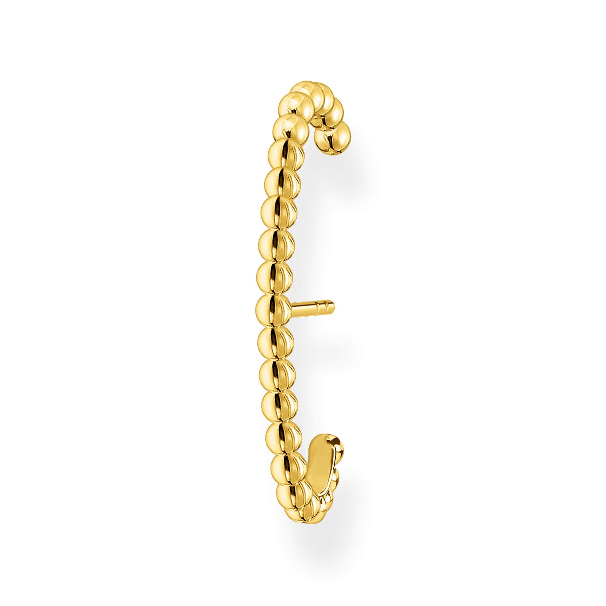 Thomas Sabo Einzel Ohrstecker 🌟 925 Sterling Silber H2154 Gelbgoldfarben - Angebot