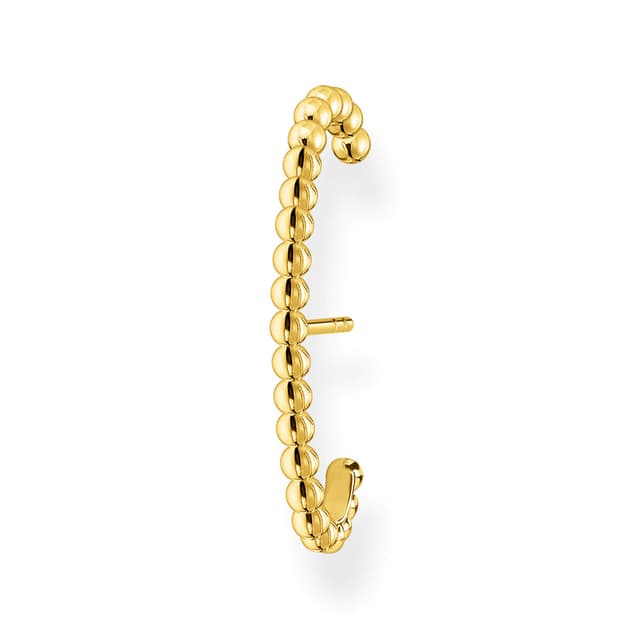 Thomas Sabo Einzel Ohrstecker 🌟 925 Sterling Silber H2154 Gelbgoldfarben - Angebot
