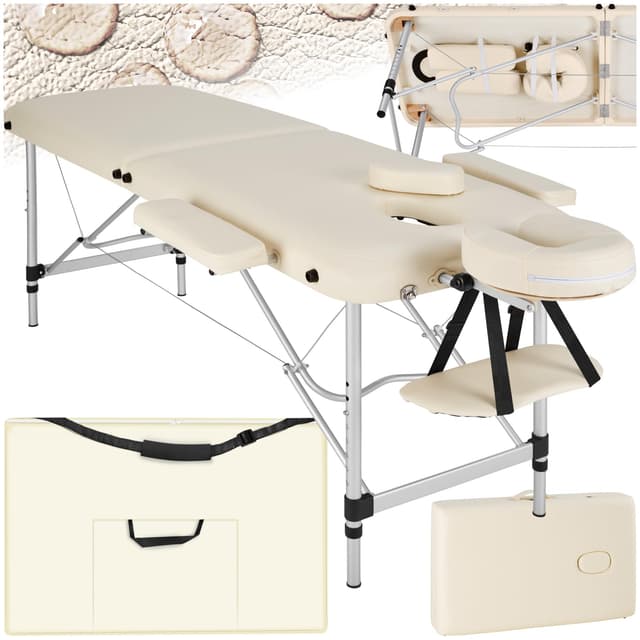 🌟 Tectake Massageliege 2 Zonen - Höhenverstellbar und Klappbar! 🌿