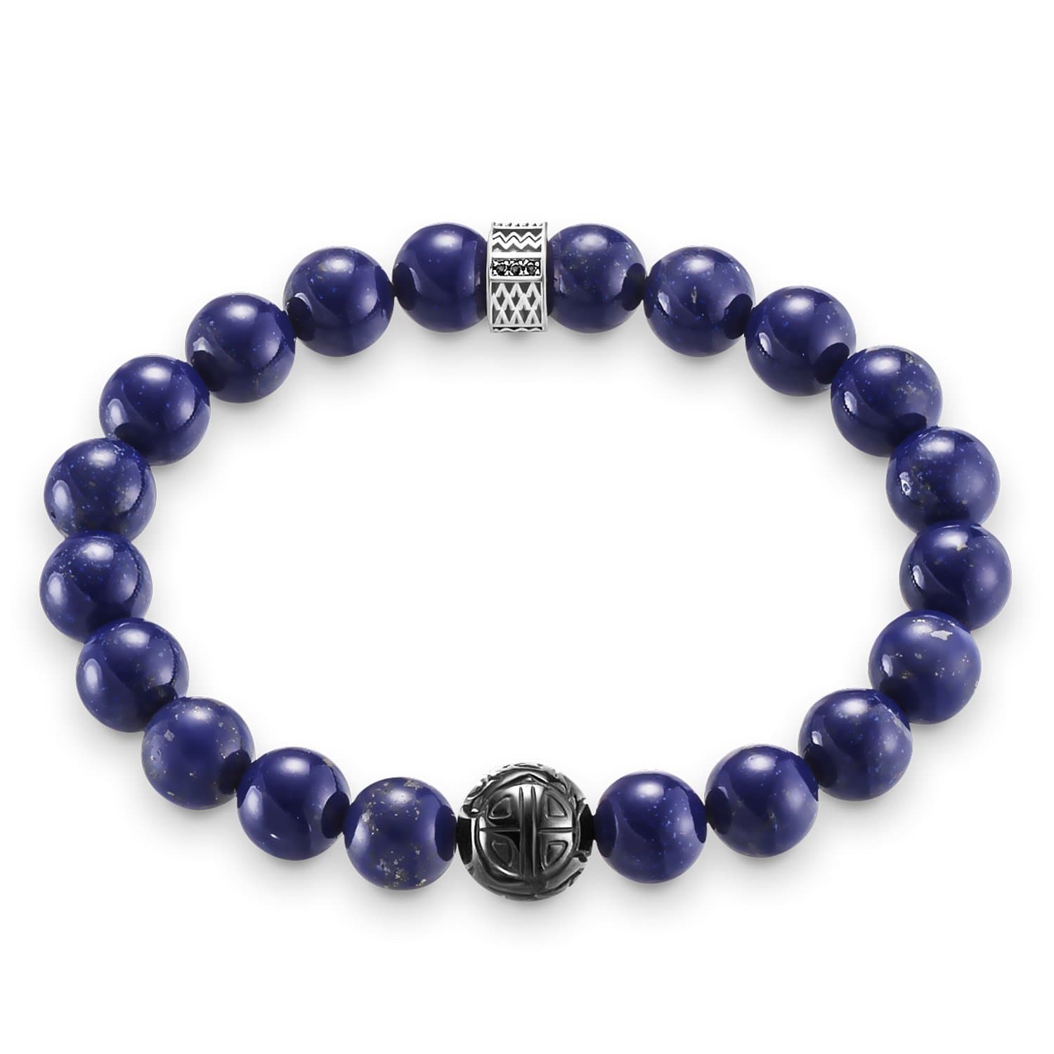 Thomas Sabo Herren Armband Rebel at Heart Blau 925 Sterling Silber A1534-930-32 🌟 Angebot!