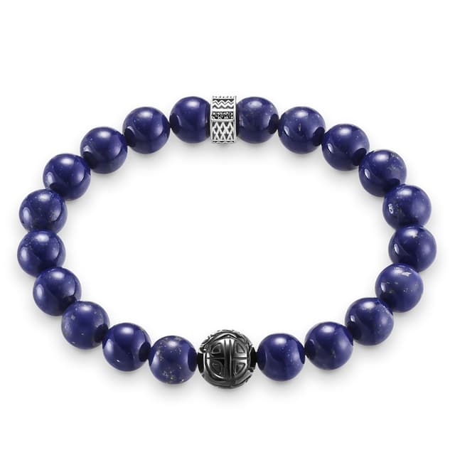 Thomas Sabo Herren Armband Rebel at Heart Blau 925 Sterling Silber A1534-930-32 🌟 Angebot!