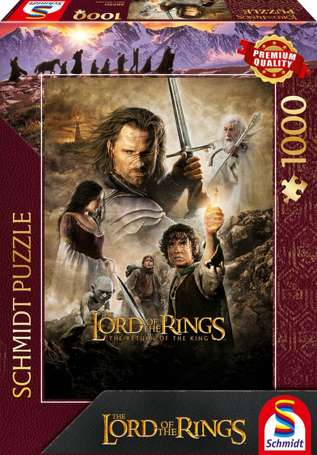 🧩 Schmidt Spiele 58550 Herr der Ringe, Die Rückkehr des Rings, 1000 Teile Puzzle - Angebot!
