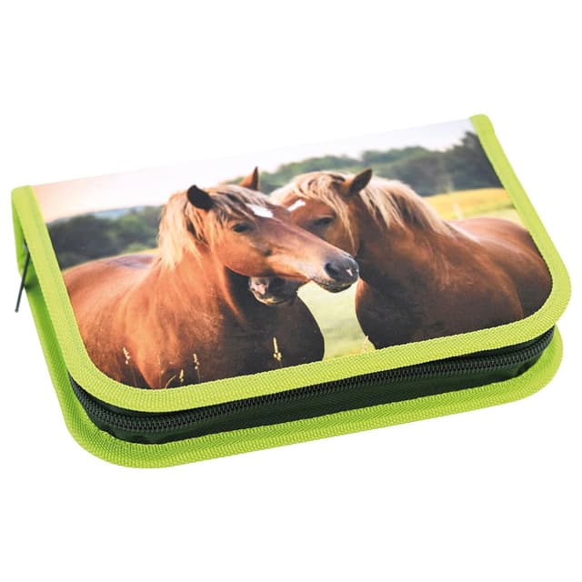 🐎 Eberhard Faber 577589 - Federmäppchen Pferd mit 42 Schreibutensilien