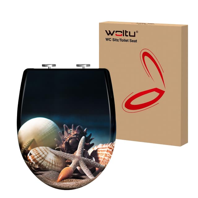 Angebot: WOLTU Toilettendeckel mit Seemuster 🚽🌊