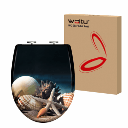 Angebot: WOLTU Toilettendeckel mit Seemuster 🚽🌊