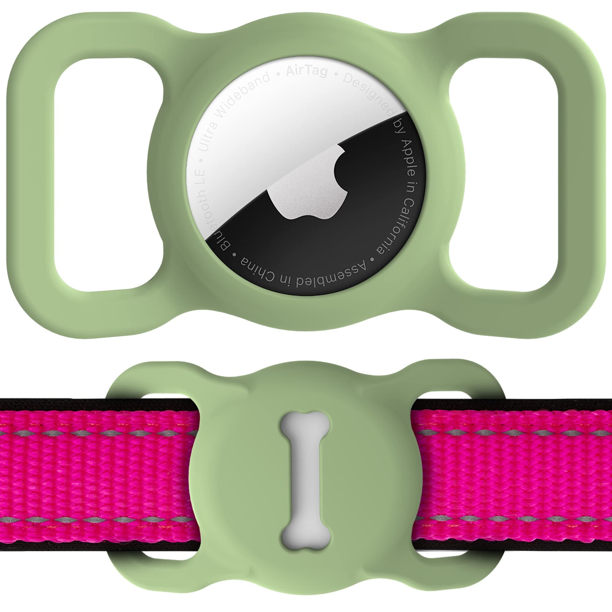 🐶 Hundehalsband Halter für AirTag - GPS Tracker Hülle 🐾