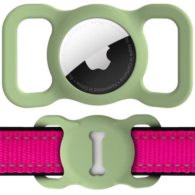 🐶 Hundehalsband Halter für AirTag - GPS Tracker Hülle 🐾
