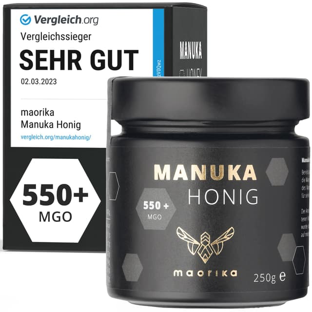 maorika - Manuka Honig 550 MGO + 250g im Glas 🍯🇳🇿