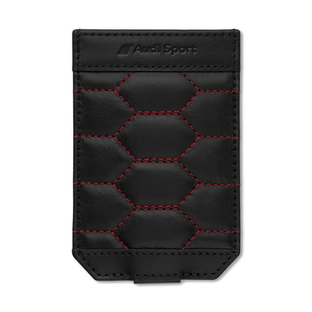 🚗🔑 Audi Fahrzeugschlüsseletui Etui Autoschlüssel Case Leder Wabenmuster | Angebot!