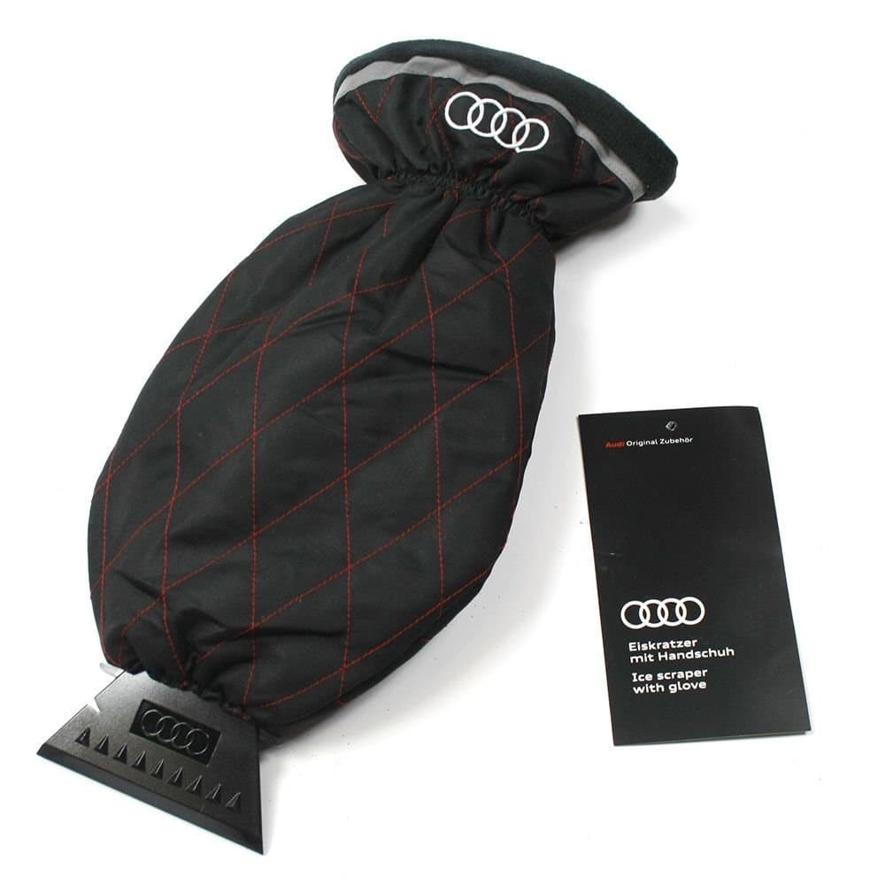 🚗🧤 Spezialangebot! Sparen Sie 18% auf Original Audi Eiskratzer mit Handschuh 🌨️❄️