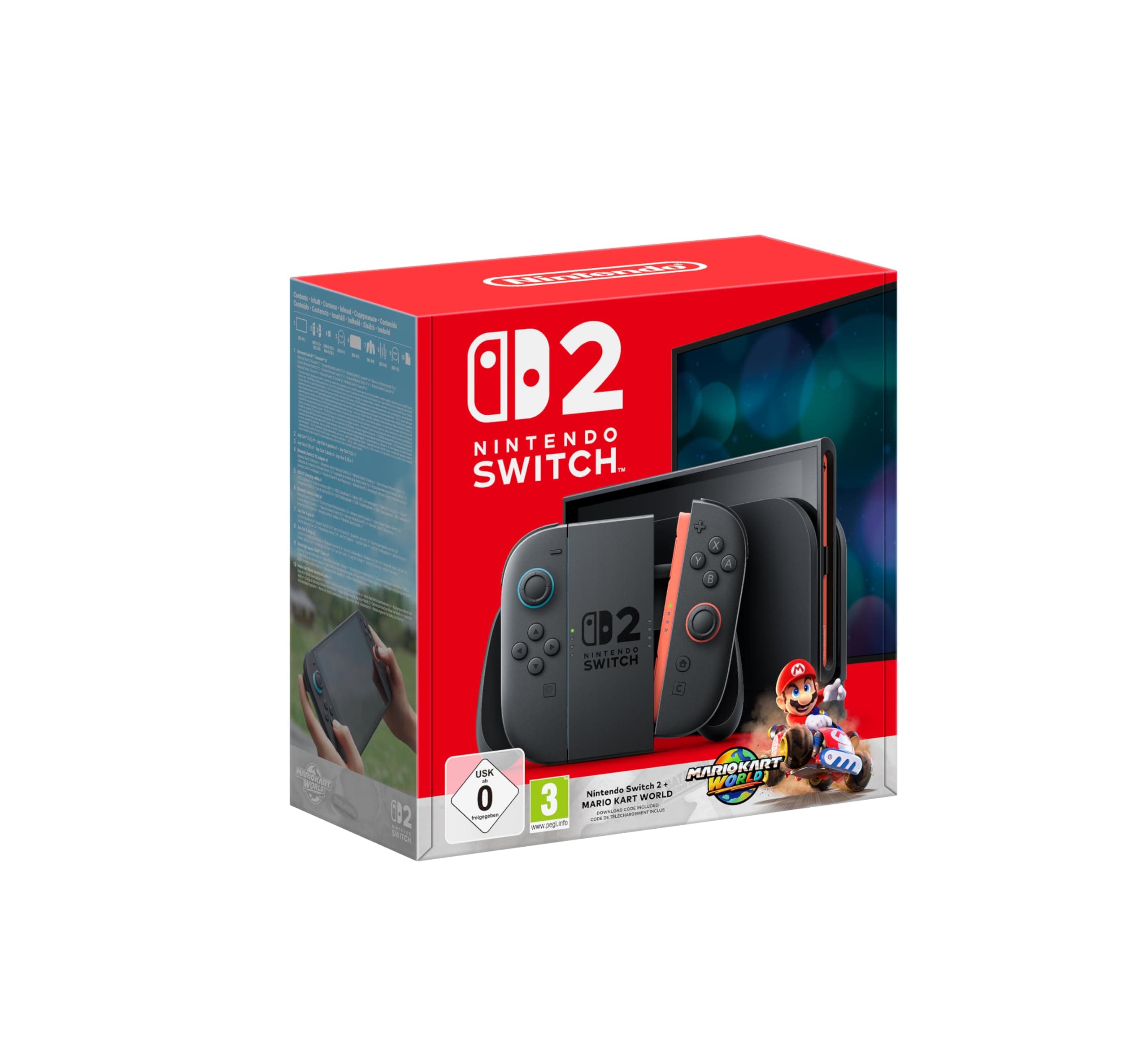 🎮 Nintendo Switch 2 + Mario Kart World-Set NSW-2 + Mario Kart World 🏁