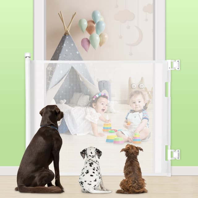 MYPIN Einziehbares Treppengitter für Baby Haustiere 🚼🐾
