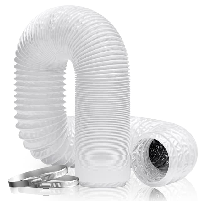 Hon&Guan ø150mm Abluftrohr, 2,5m PVC Alurohr Flex-Schlauch 🌬️