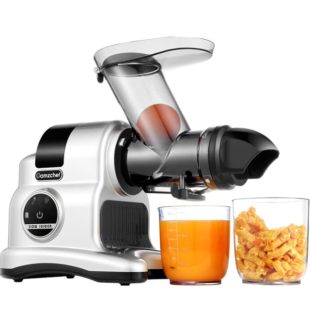 🍹 AMZCHEF Slow Juicer Testsieger - Entsafter für ganzes Gemüse und Obst 🥕🍏