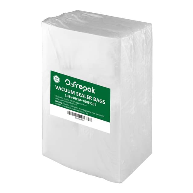 🔥 O2frepak 100 Beutel 28x40cm Vakuumier Beutel Vakuumbeutel für Lebensmittel 🔥